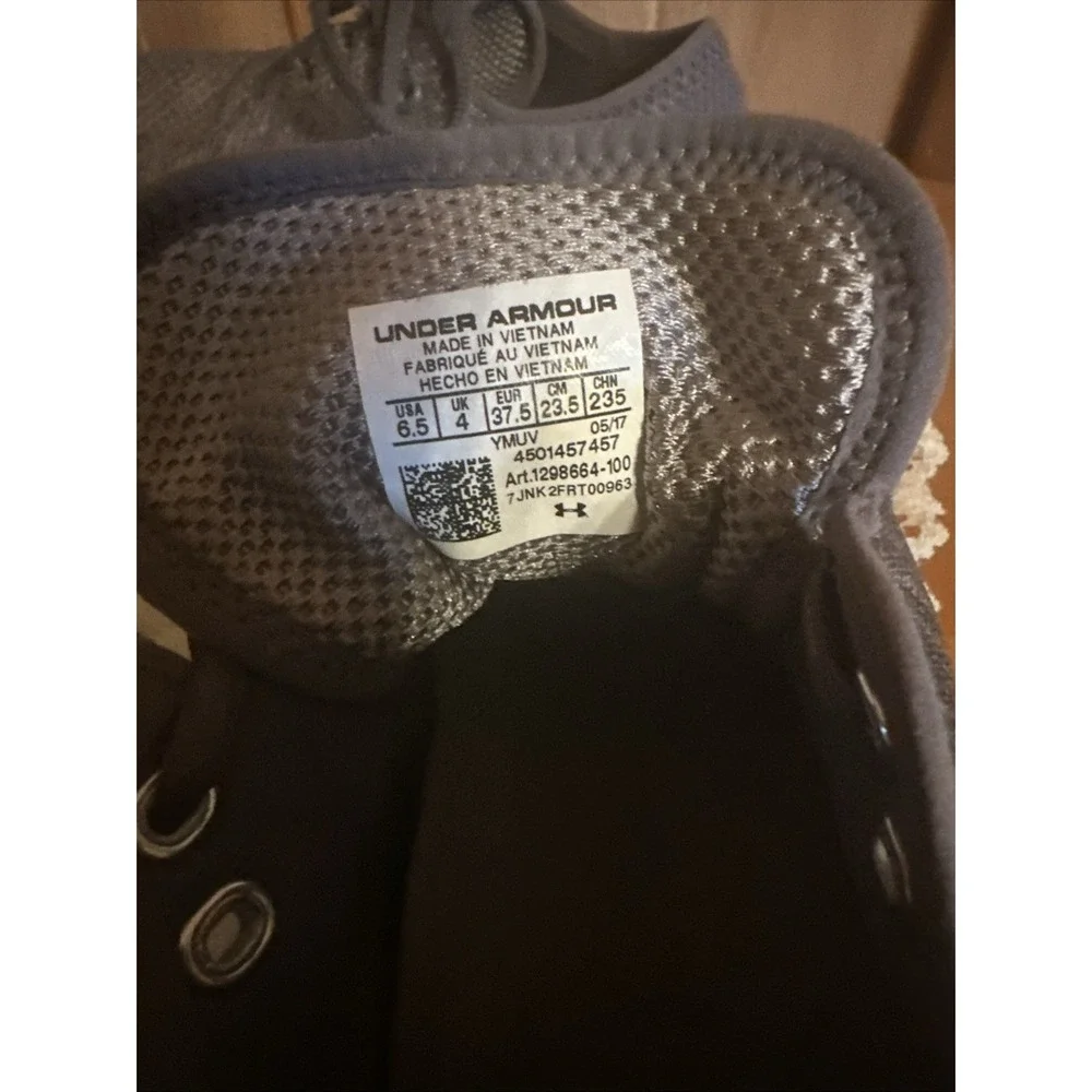 Size US 6.5- Under Armour Charged Bandit 3‎ Gray